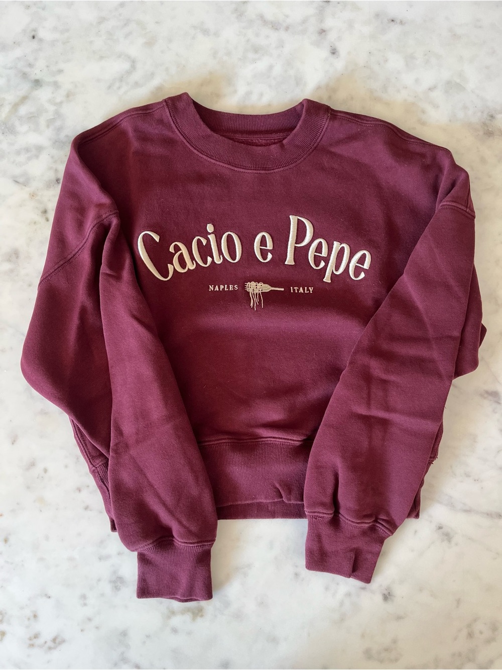Abercrombie Maroon Crewneck Sweatshirt